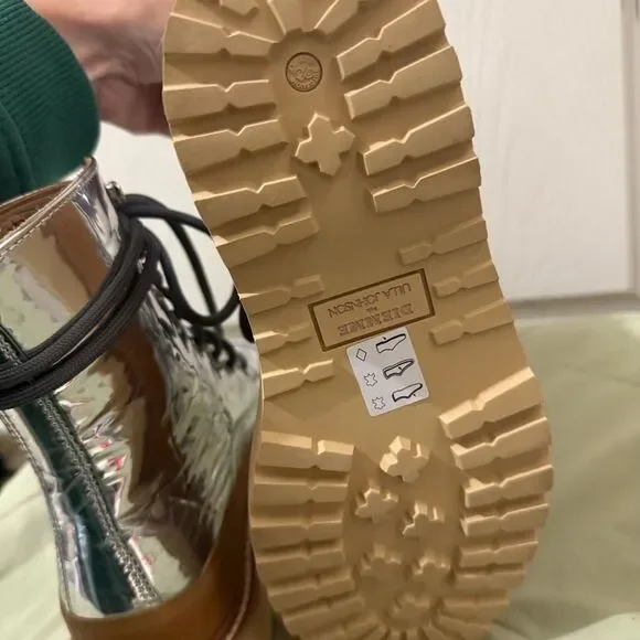 NEW ULLA JOHNSON etna boot in platinum - Picture 11 of 12